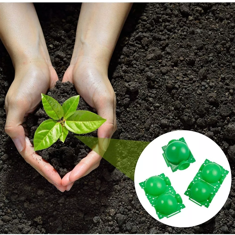 Esqueje Bola Plástica X5 Propagación Raiz Enraizamiento T-s 8