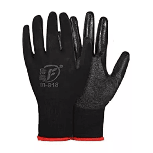 Guantes Jardinería x01 Par Unisex Caucho Transpirable S-M 4