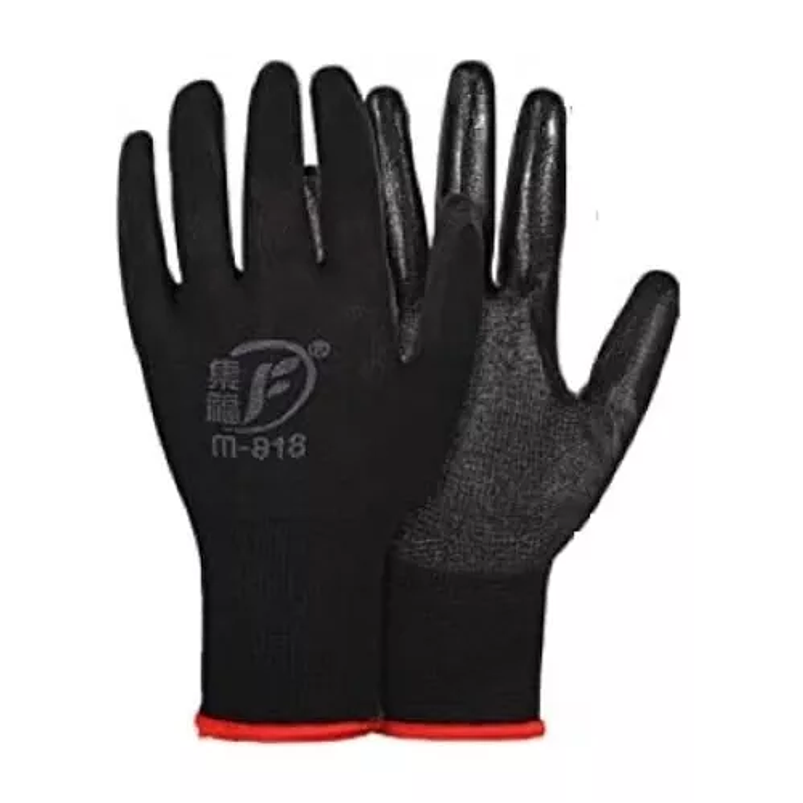Guantes Jardinería x01 Par Unisex Caucho Transpirable S-M 4
