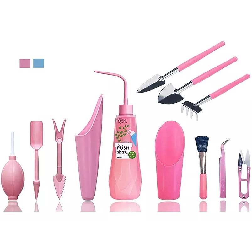 Kit Siembra Herramientas Jardín, Cactus, Plantas x12 Piezas 13