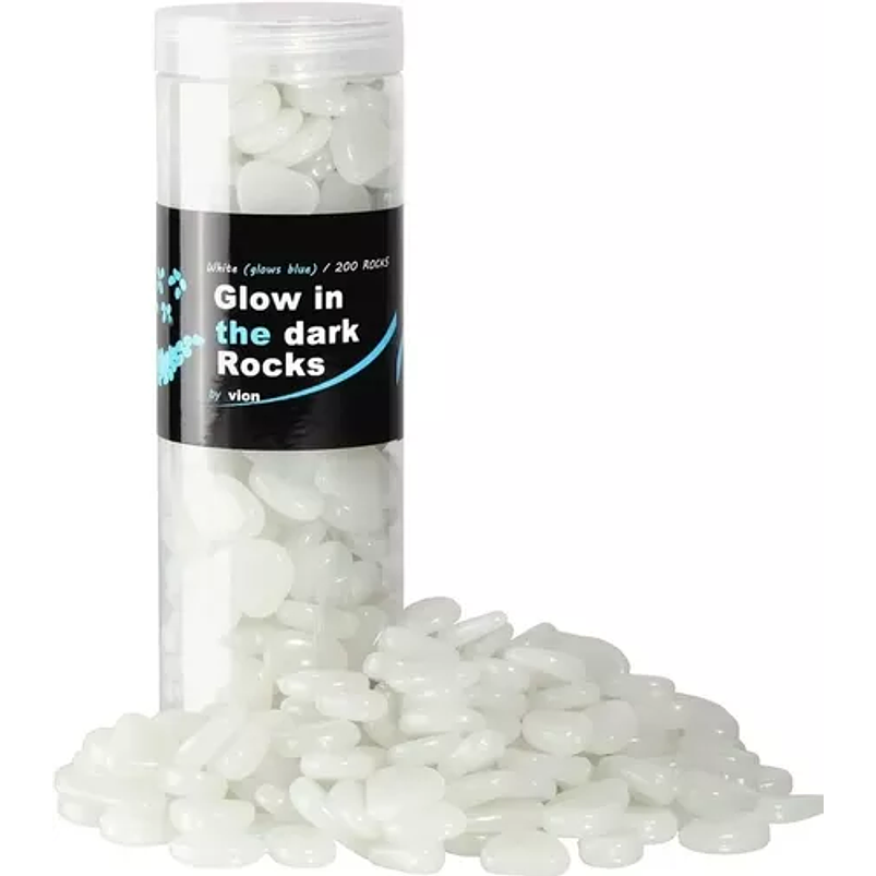 200 Unid. Piedras Guajiros Luminosos En La Oscuridad 1