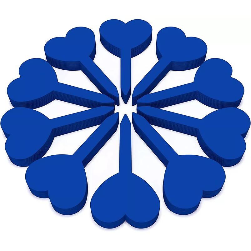 Etiquetas Plantas Siembra Corazón x100 Unidades 2