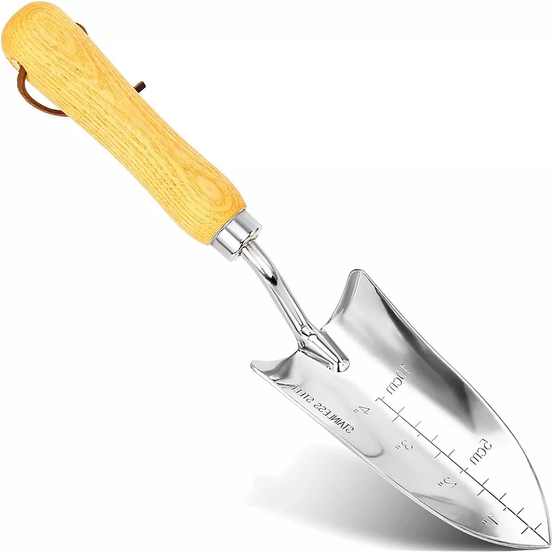 Kit Herramientas Jardin X3; Pala Rastrillo Palín Acero Inox 3