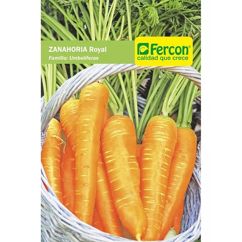Semillas Siembra Hortaliza Zanahoria Royal 99% Pureza Sobre 1
