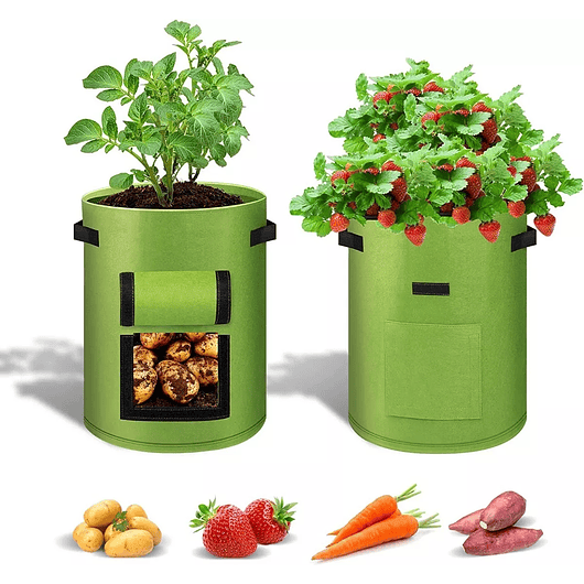 Maceta De Siembra Tela Especial x10 Galones 45cm diametro x33cm alto 1