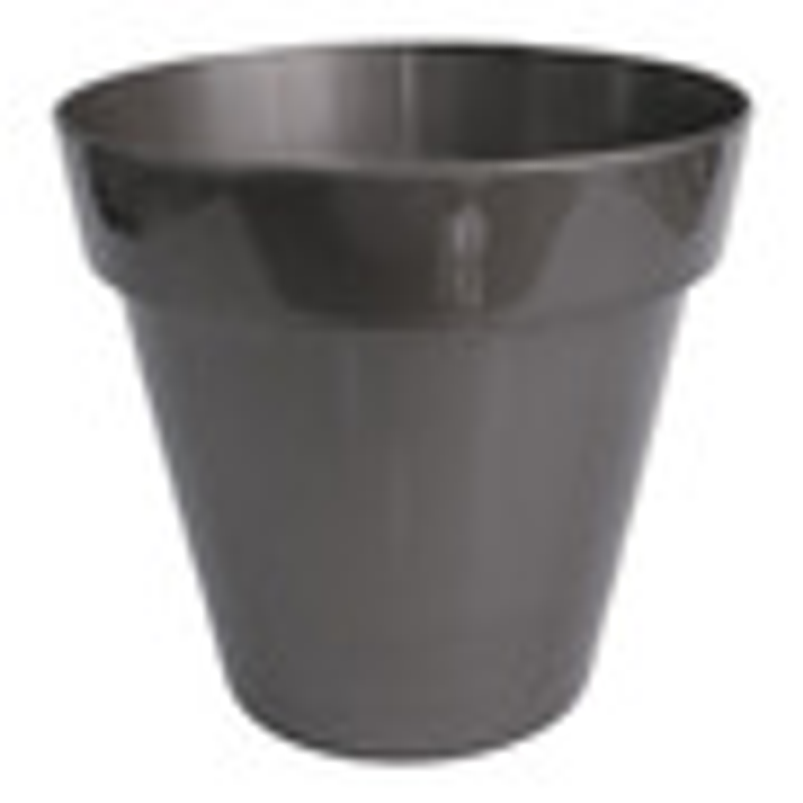 Maceta Plástica Milán Brillante 14cm Diámetro x12,5cm Alto 12