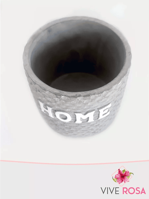 Maceta De Plantas Cerámica Rustica Mate 13cm Diam X13cm Alto