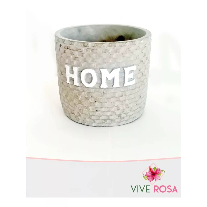 Maceta De Plantas Cerámica Rustica Mate 13cm Diam X13cm Alto 1