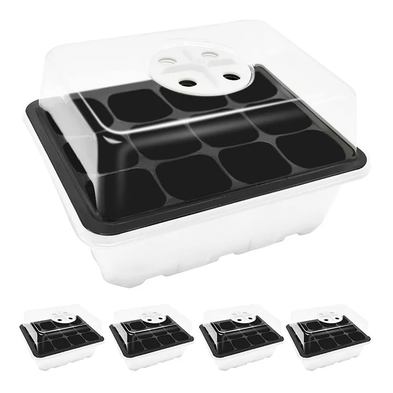 Bandeja De Germinar 12 Celdas,domo,control Temp X5 Unidades 1