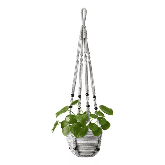 Macramé De Macetas Colgante Plantas Hecho A Mano 90cm Alto 1