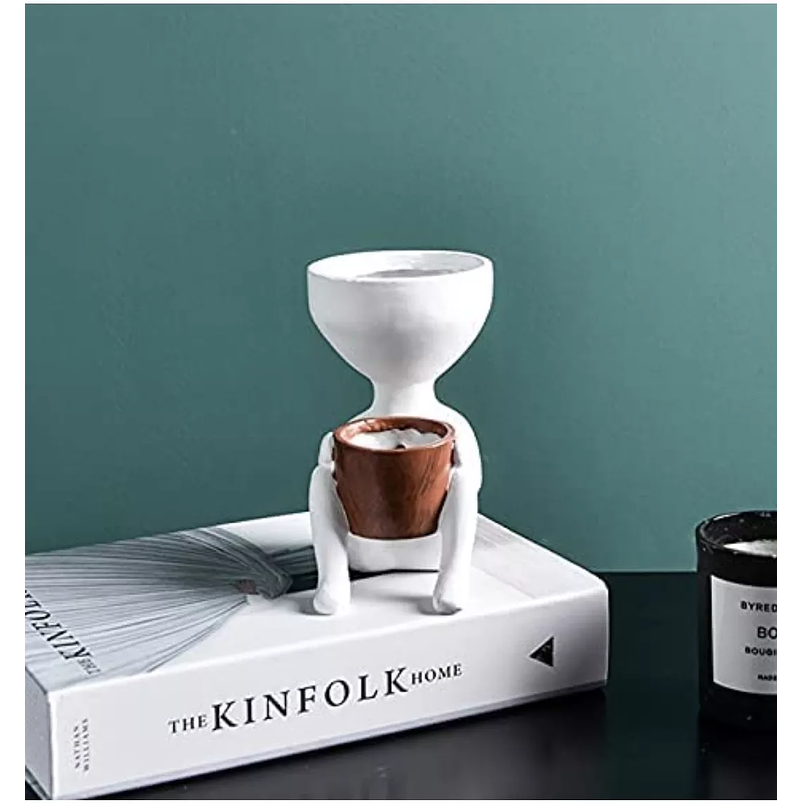 Maceta Suculenta Cactus Diseño Humanoide 5