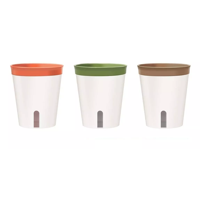 Maceta Redonda Premium 12.5cm Diamx 17cm Alto Autoriego 1