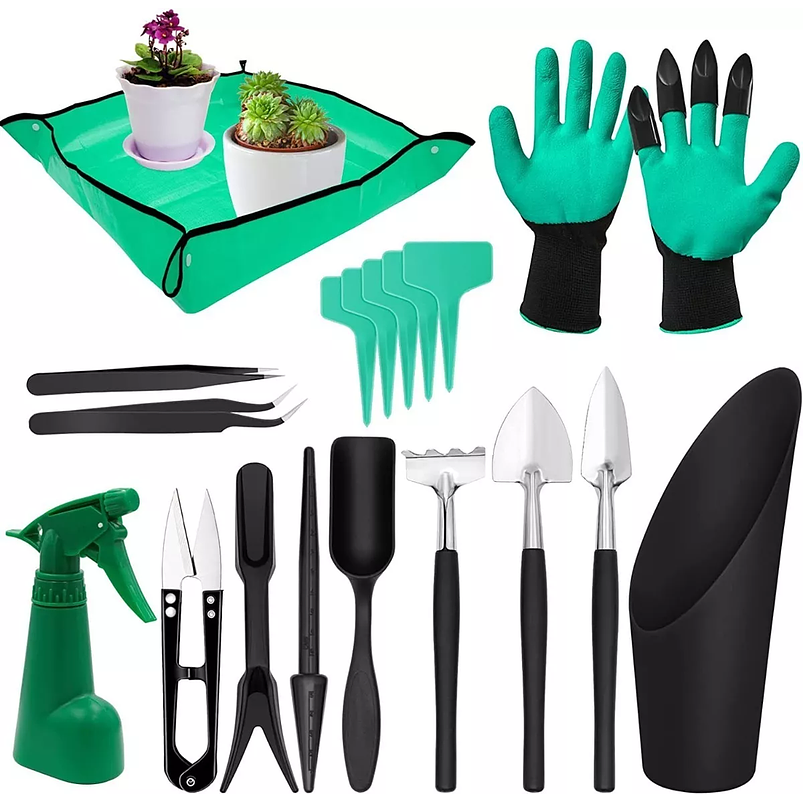 Kit Herramientas Jardín Siembra Cactus Y Suculentas X15 Pz 1