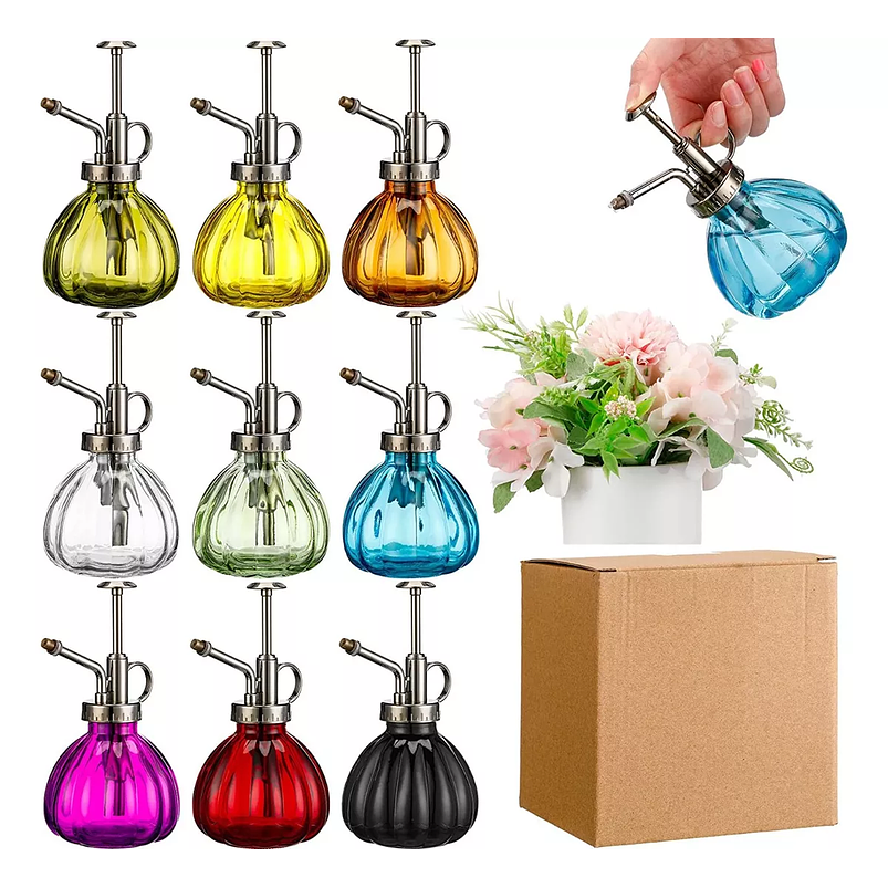 Regadera Spray Vintage En Vidrio 7.8oz Jardin Plantas 1