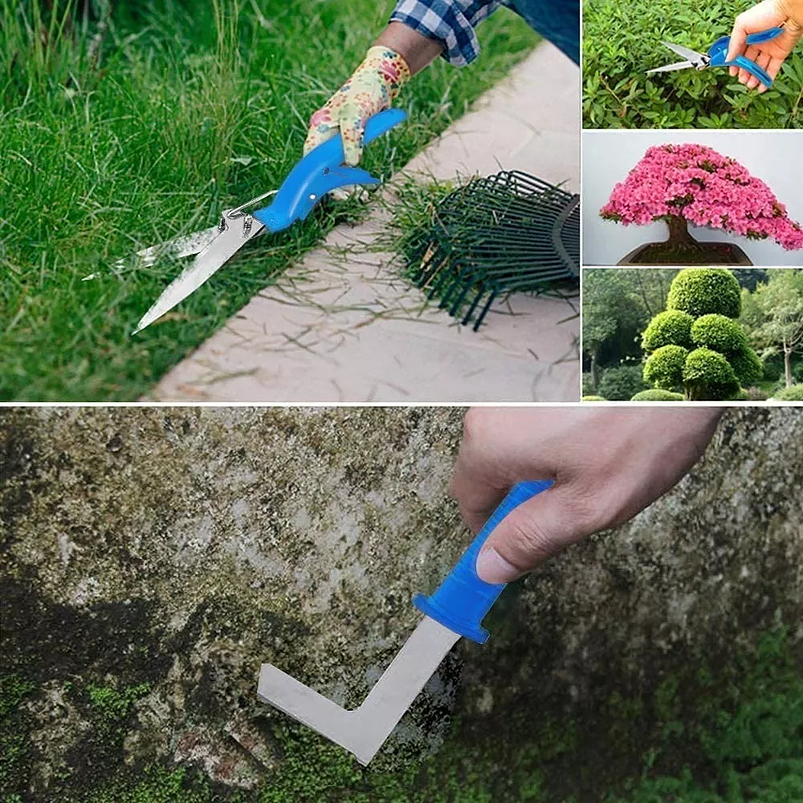 Kit Herramientas Jardinería X13 Piezas En Acero + Estuche 6