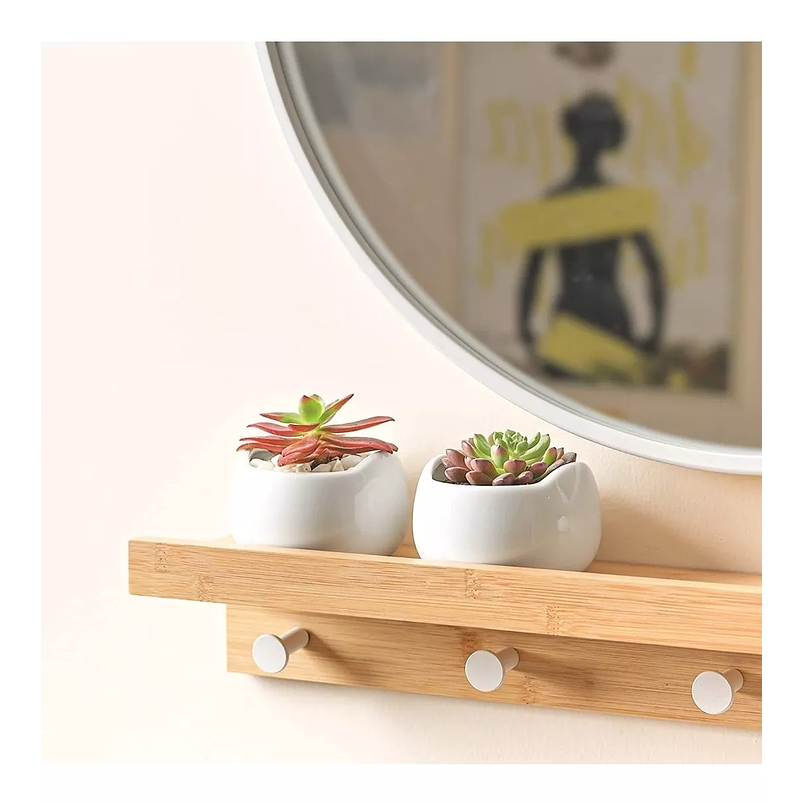 Juego Macetas x6 Uníd Cerámica 9.5cm Ancho X6cm Alto 3