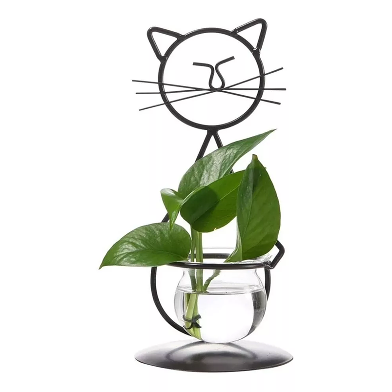 Maceta Decorativa De Mesa Plantas Acuaticas y Arreglos de Flores Naturales 1