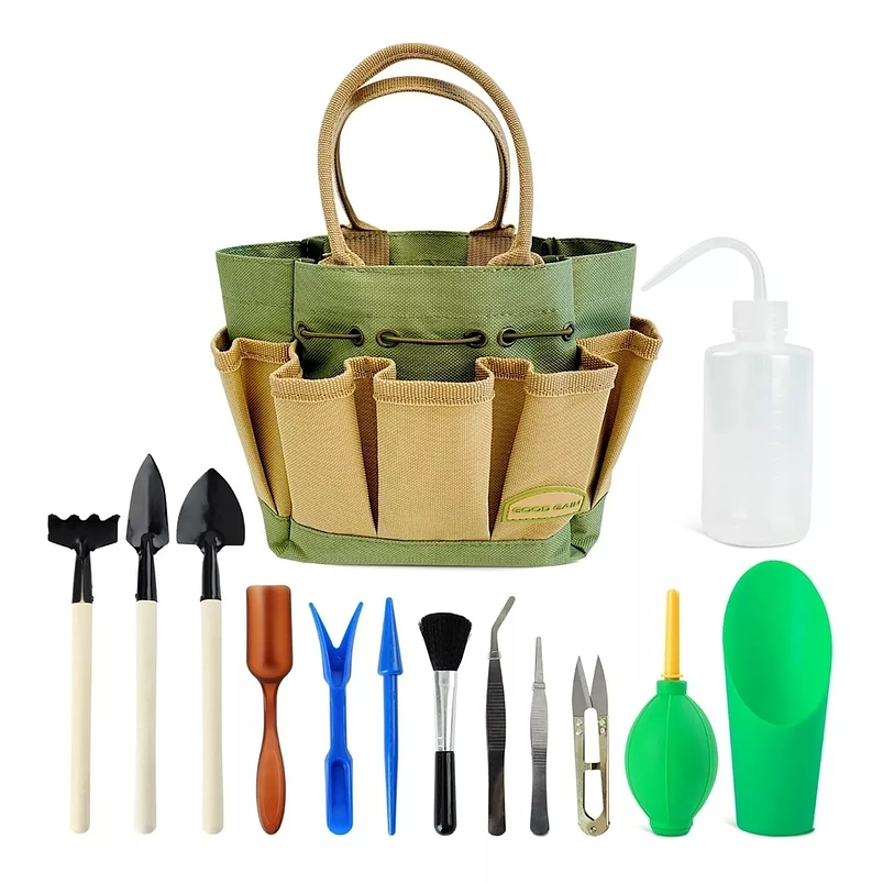 Kit Herramientas Suculentas X13 Piezas más bolso Organizador 1
