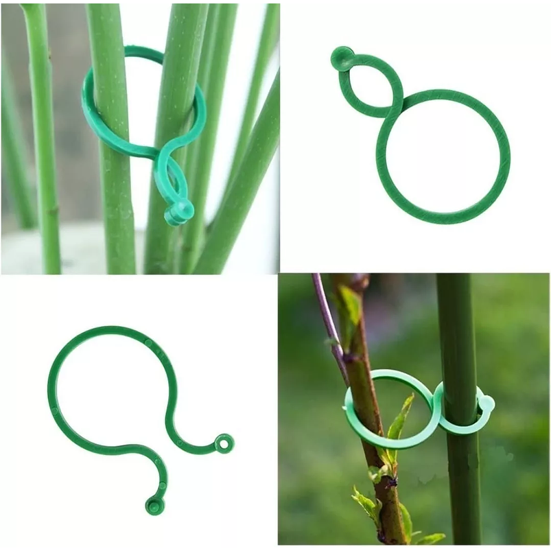 Clip Gancho De Amarre De Plantas Hortalizas x50 Unid 3