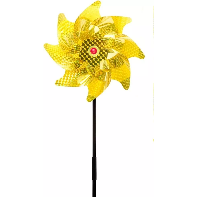 Pinwheels Reflectante Brillante Spinner Estaca Jardin Planta 1