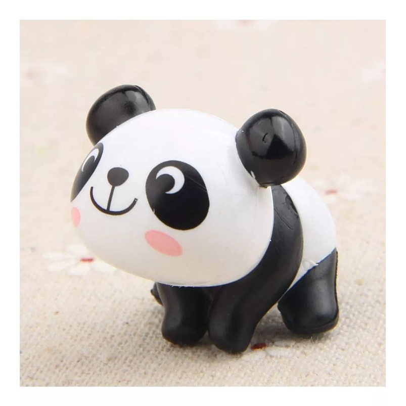 Set Mini Figuras Decorativas Osos Terrarios y Jardín X8unid 5