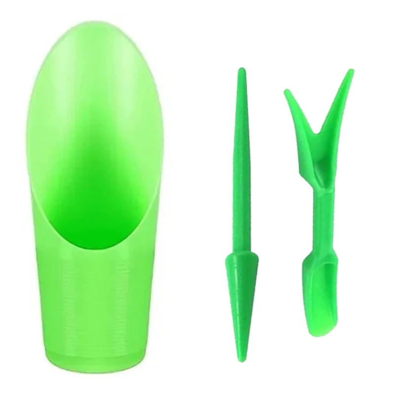 Kit Herramientas Siembra Plástico x3 Piezas Plantas Pequeña 1