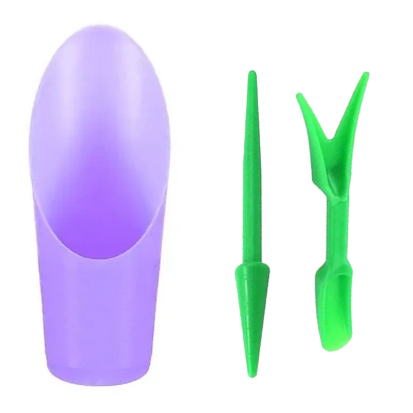 Kit Herramientas Siembra Plástico x3 Piezas Plantas Pequeña 6