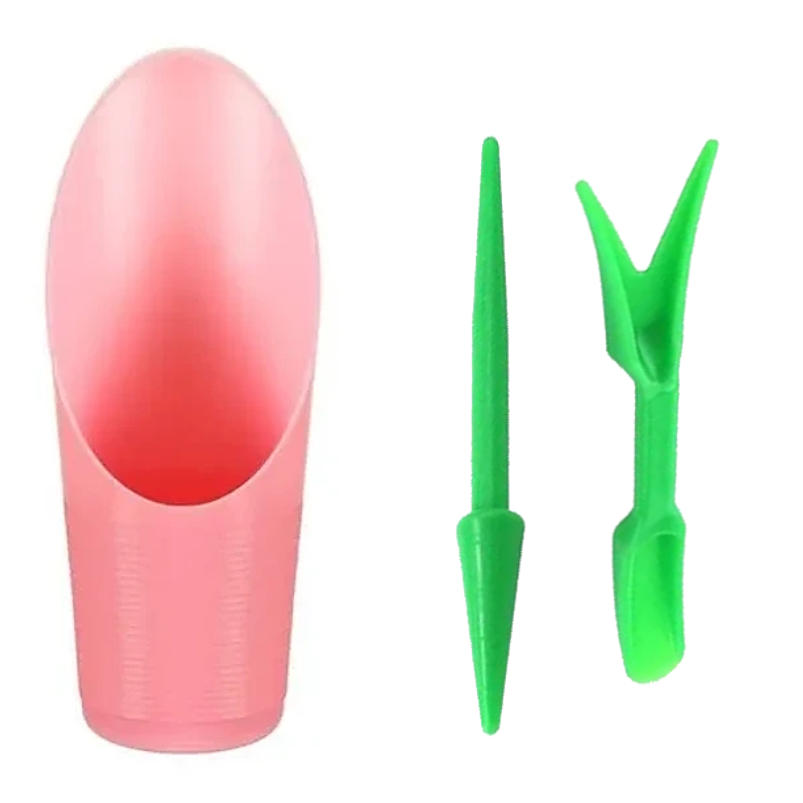 Kit Herramientas Siembra Plástico x3 Piezas Plantas Pequeña 5