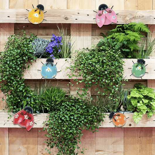 Set Figuras x6 Unidades Decorativas Jardín - Pared 5