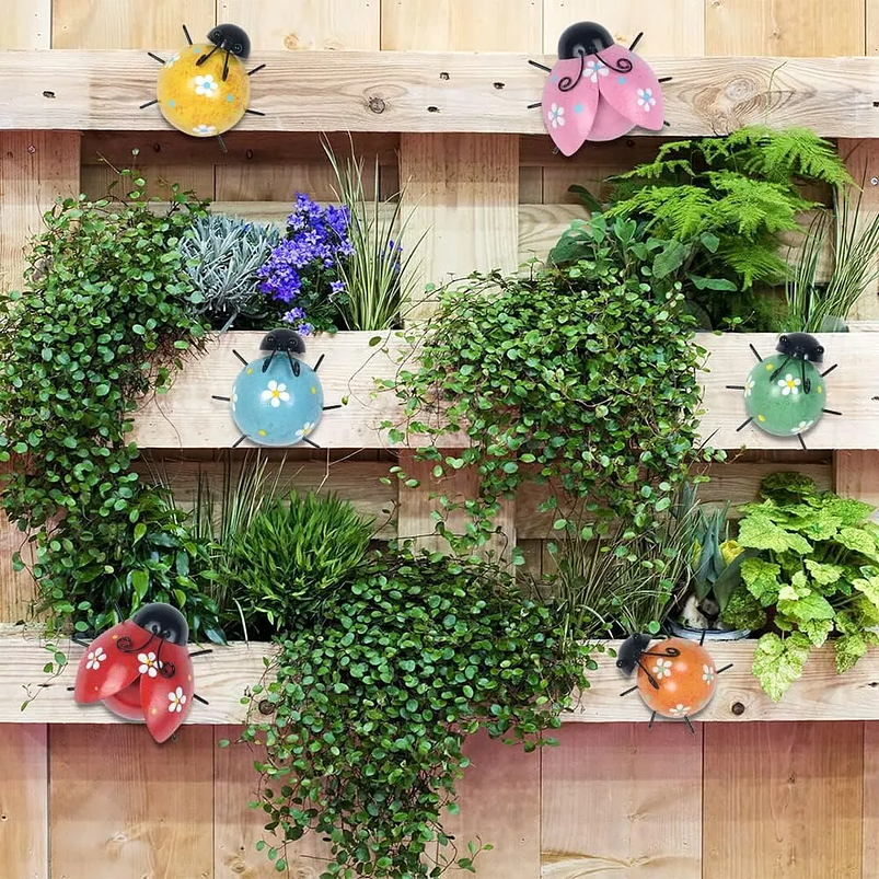 Set Figuras x6 Unidades Decorativas Jardín - Pared 5