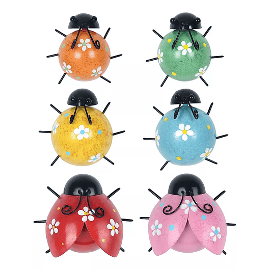 Set Figuras x6 Unidades Decorativas Jardín - Pared 1