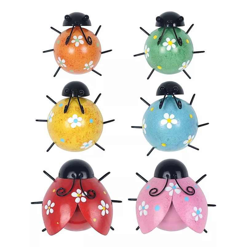 Set Figuras x6 Unidades Decorativas Jardín - Pared 1