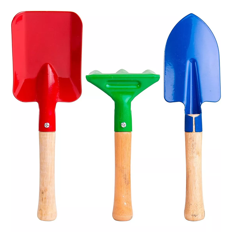 Kit Herramientas Jardinería Para Niños x5 Piezas más Bolso 4