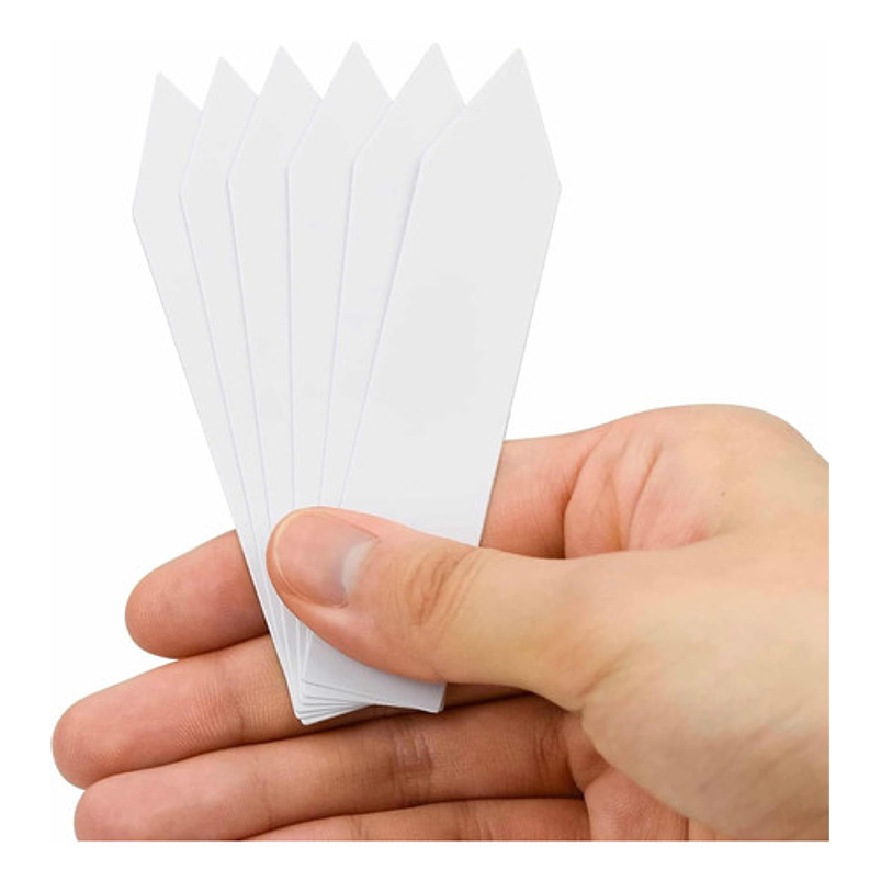Etiqueta de Plantas Plástica Marcar Rectangular x50 Blanco 4