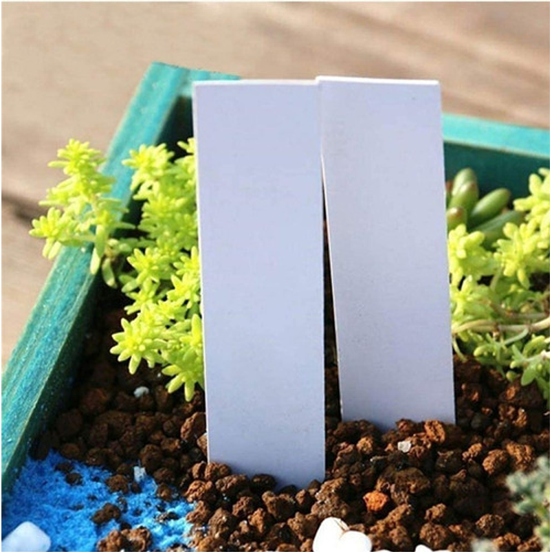 Etiqueta de Plantas Plástica Marcar Rectangular x100 Blanco 3