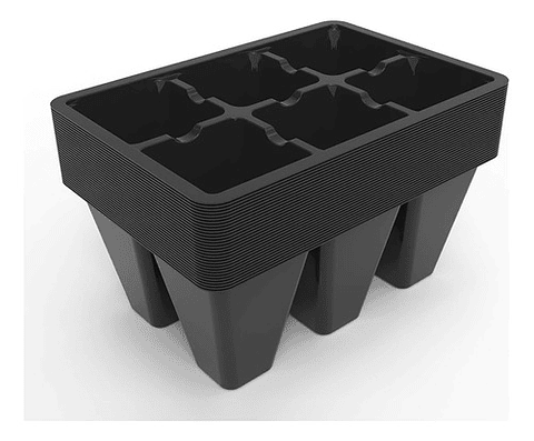 Bandeja Germinacion Semillas Plantas x12 Unid (72 Celdas)