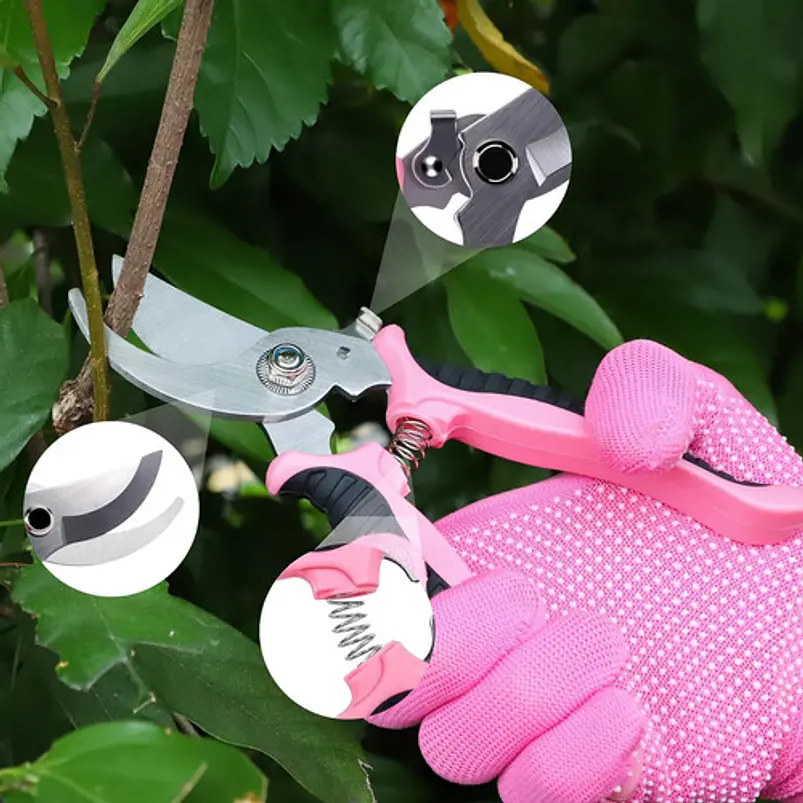 Kit Herramientas Jardín Plantas Bonsai Acero x19 Piezas más estuche 2