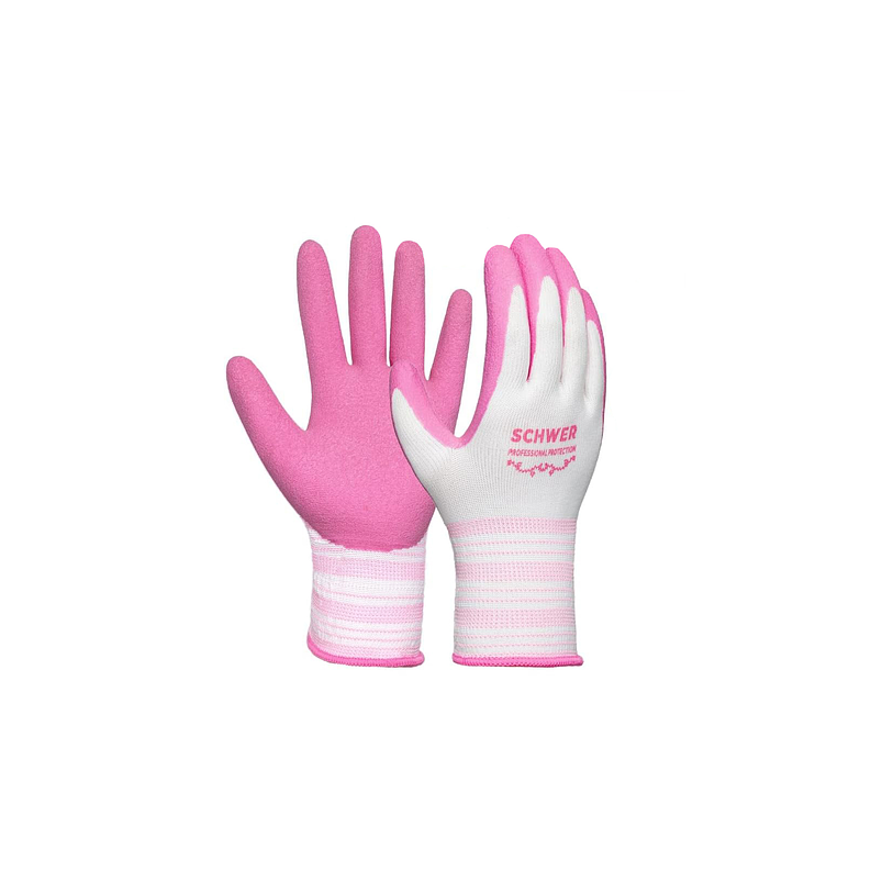 Guantes Jardinería x1 Par Tela más caucho Transpirable Multiuso 3