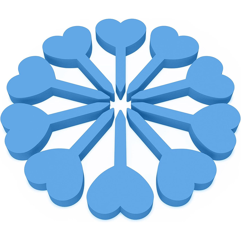 Etiquetas Plantas Siembra Corazón x100 Unidades 4