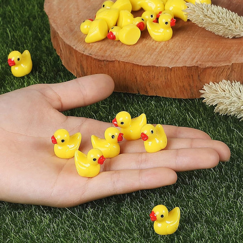 Mini Figura Patos De Jardín Hadas Terrario Suculentas  X20pz 2