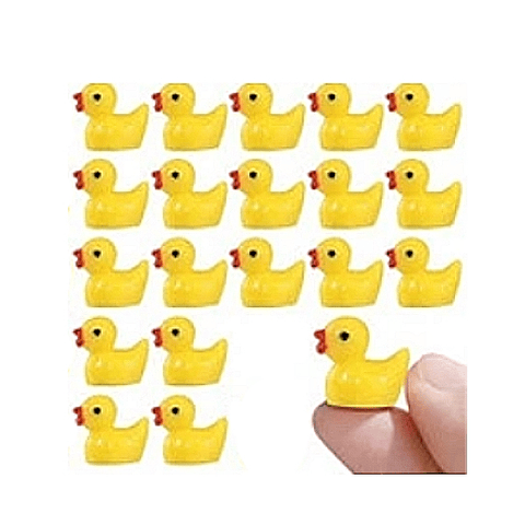 Mini Figura Patos De Jardín Hadas Terrario Suculentas  X20pz