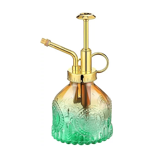 Regadera Plantas Spray Vintage en Vidrio x200ml Rociador 2