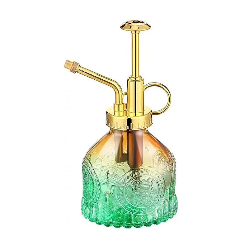 Regadera Plantas Spray Vintage en Vidrio x200ml Rociador 2