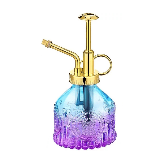 Regadera Plantas Spray Vintage en Vidrio x200ml Rociador 3