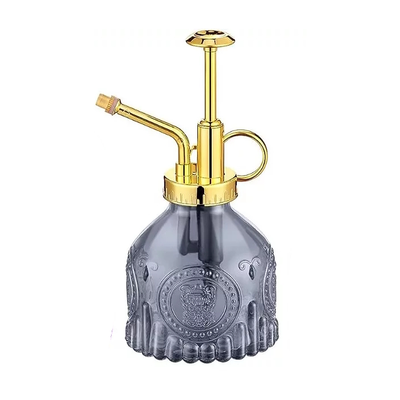 Regadera Plantas Spray Vintage en Vidrio x200ml Rociador 4