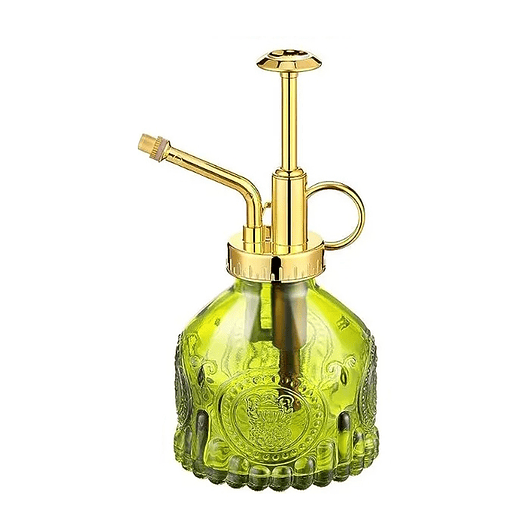 Regadera Plantas Spray Vintage en Vidrio x200ml Rociador 7