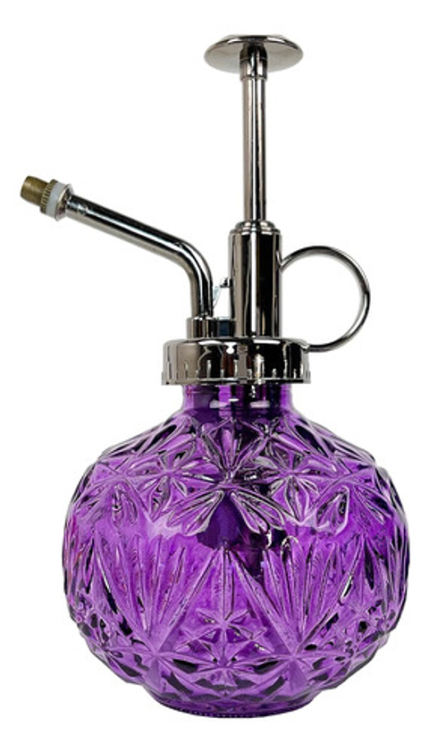 Regadera Plantas Spray En Vidrio Vintage X200ml Rociador