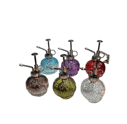 Regadera Plantas Spray En Vidrio Vintage X200ml Rociador