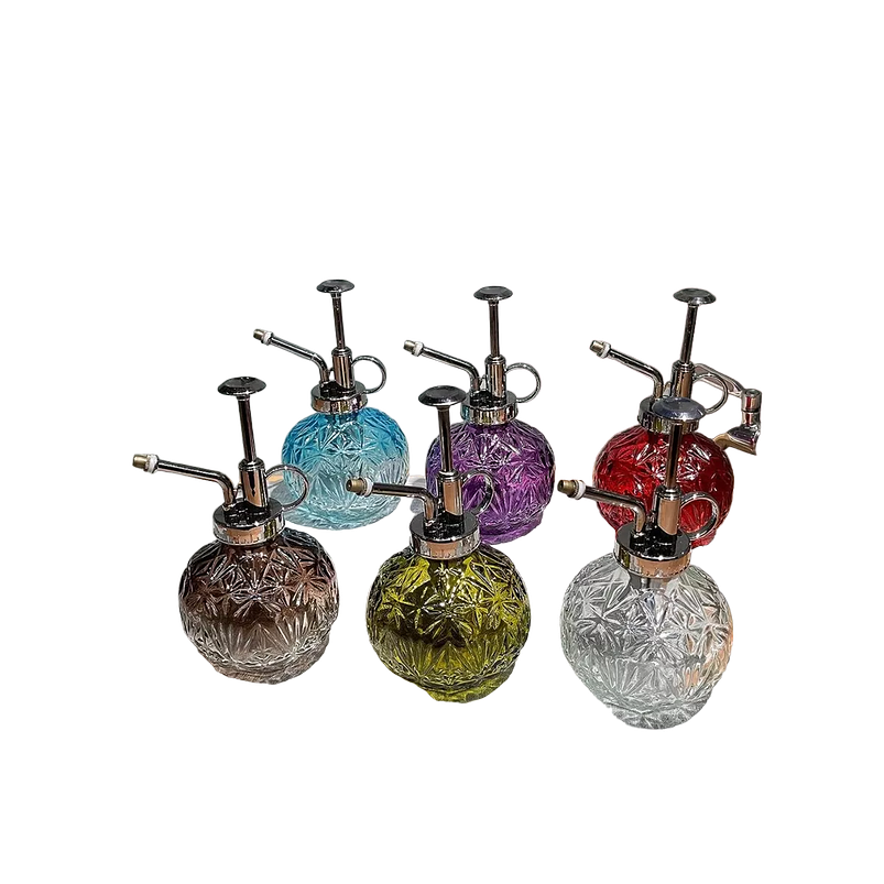 Regadera Plantas Spray En Vidrio Vintage X200ml Rociador 1