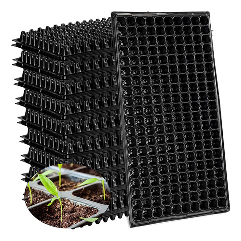 Bandeja 200 Cavidades Germinación Plantulas Plástica X2 Pz 1